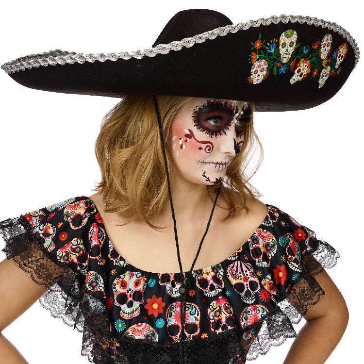 Sombrero Dia Muertos