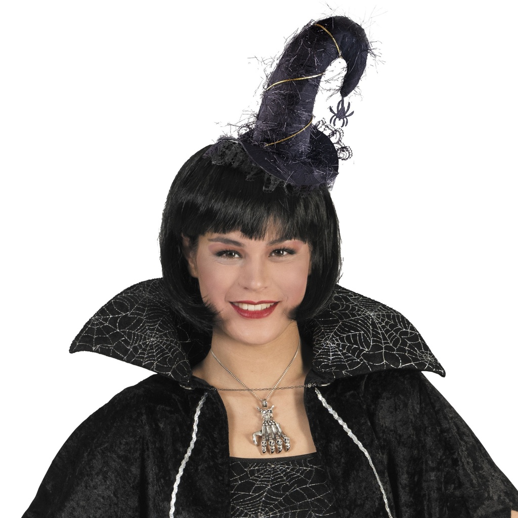 Mini heksenhoed op diadeem