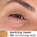 Sparkling powder 702 Glinstering gold