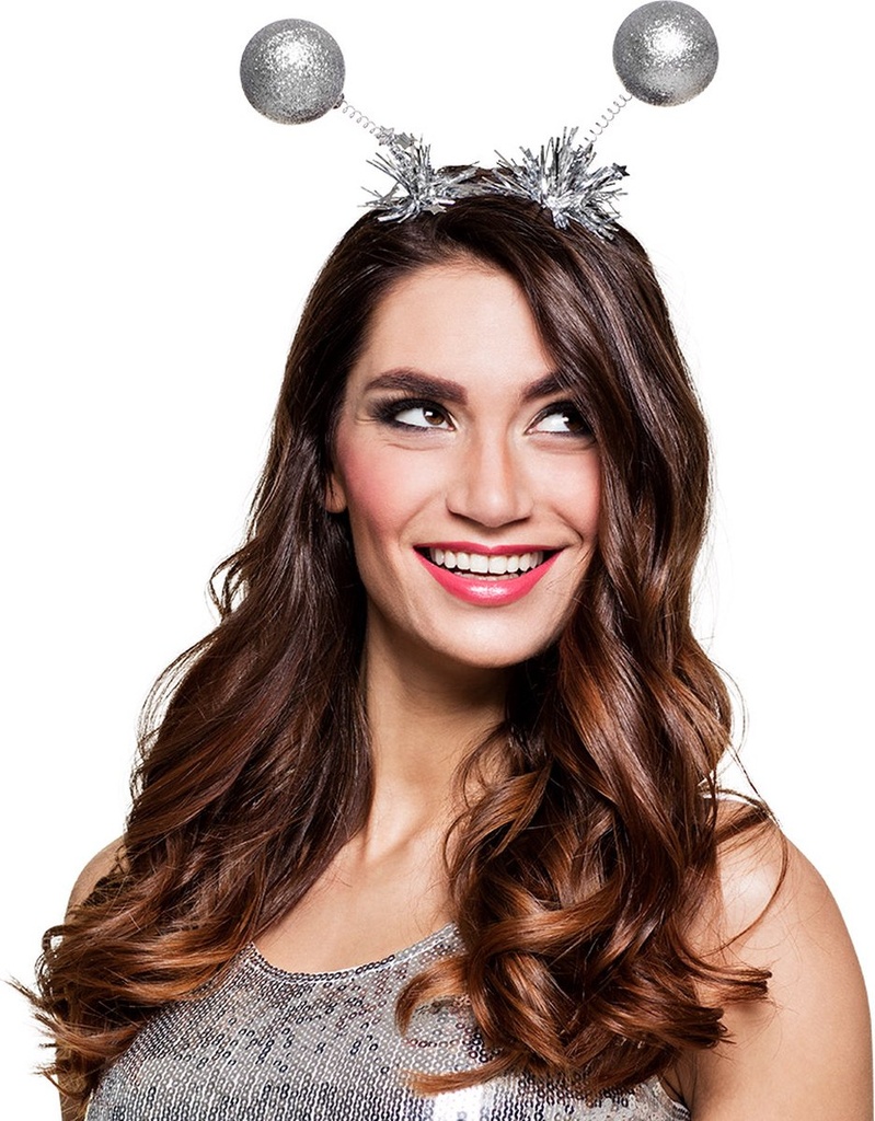 Diadeem zilveren bollen