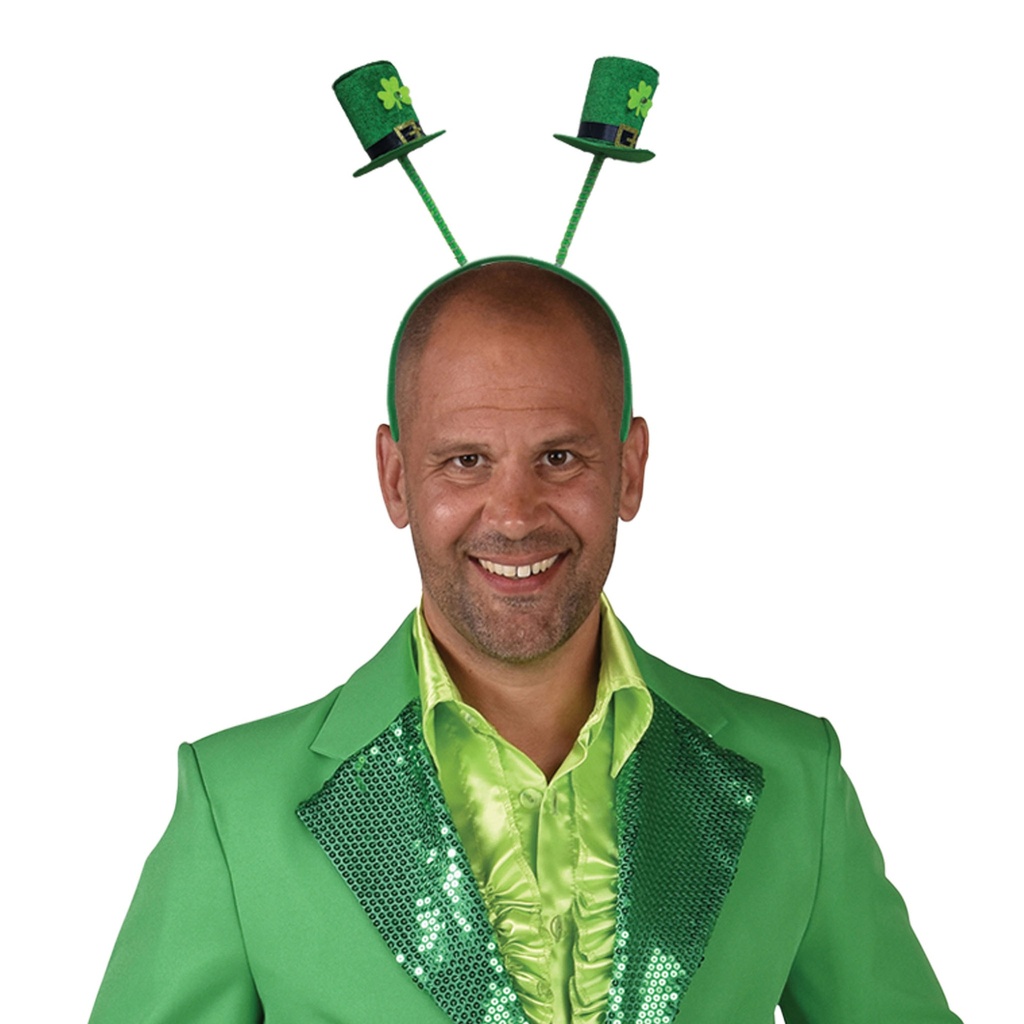 Diadeem St-Patrick's Day minihoedjes
