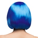 Pruik Carré donkerblauw