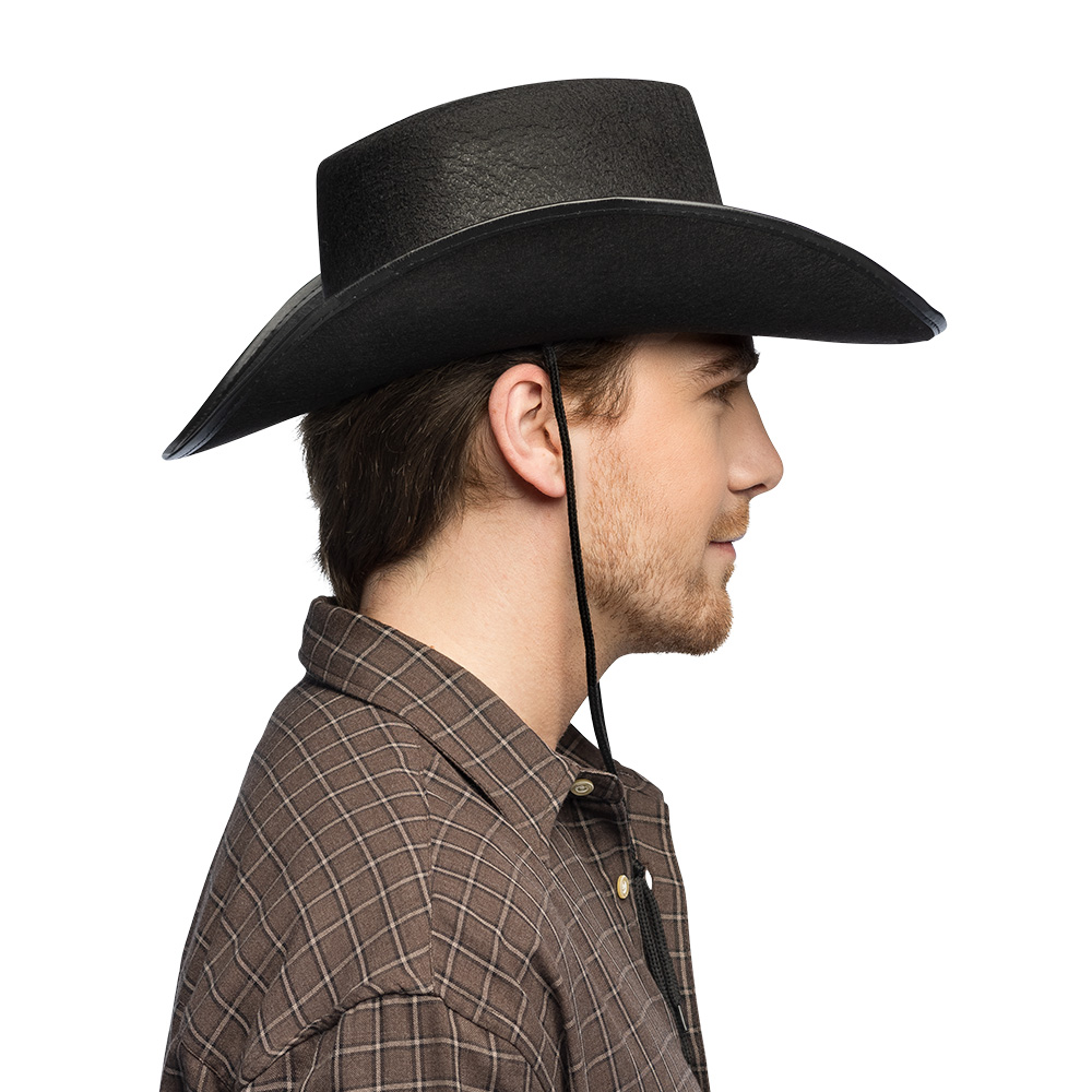 Cowboyhoed Wyatt zwart