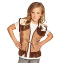 Gilet kind Western camel 