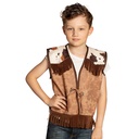Gilet kind Western camel 