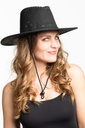 Cowboyhoed leerlintjes zwart