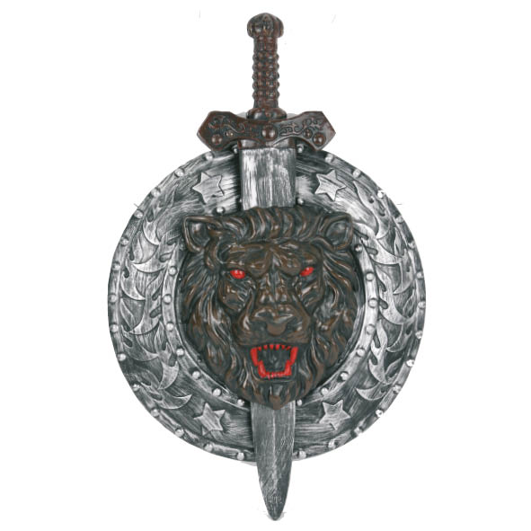 Set ridder zwaard en schild