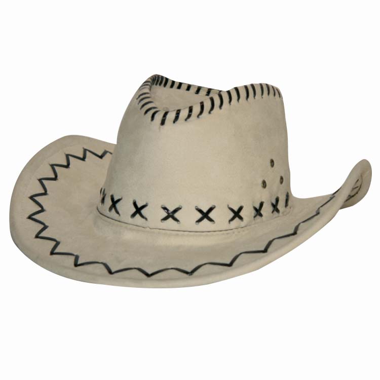 Cowboyhoed leerlintjes wit