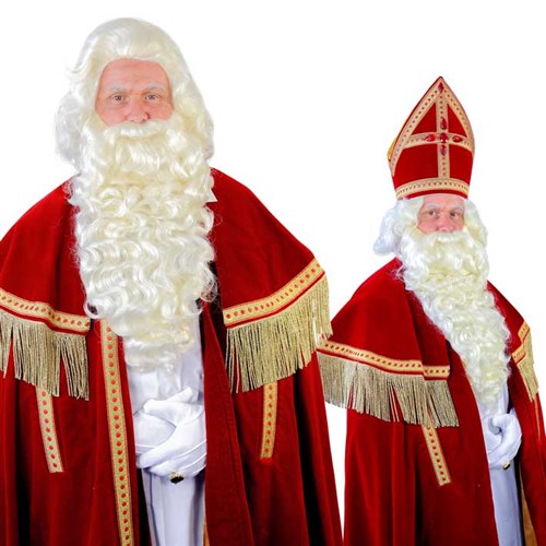 Sint IV baard en pruik