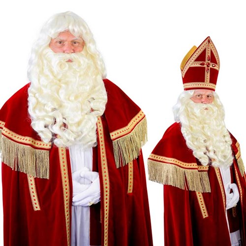 Sinterklaas V baard en pruik