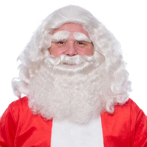 Kerstman VII baard en pruik