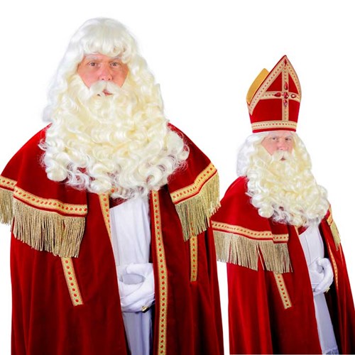Sinterklaas VI baard en pruik