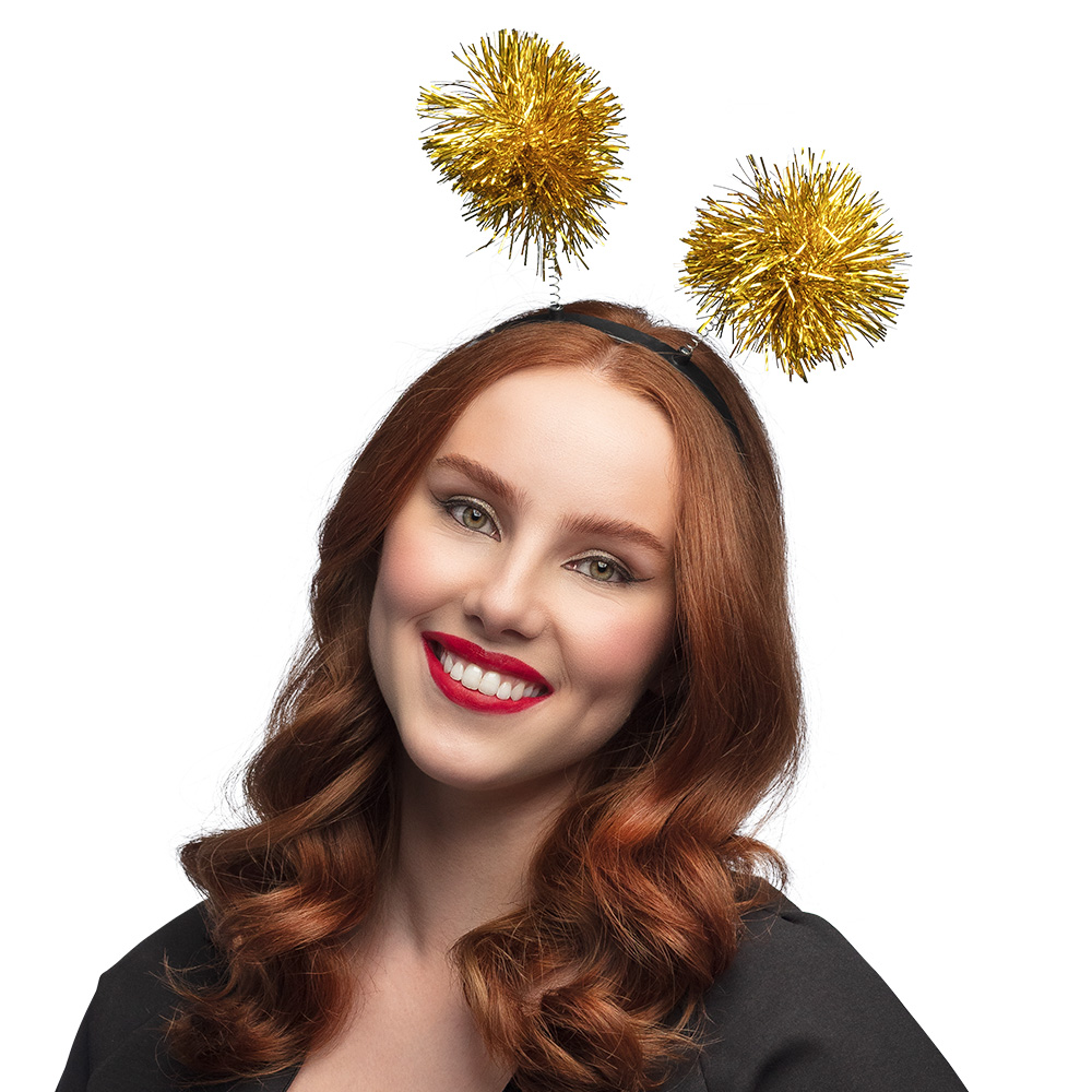 Diadeem tinsels goud
