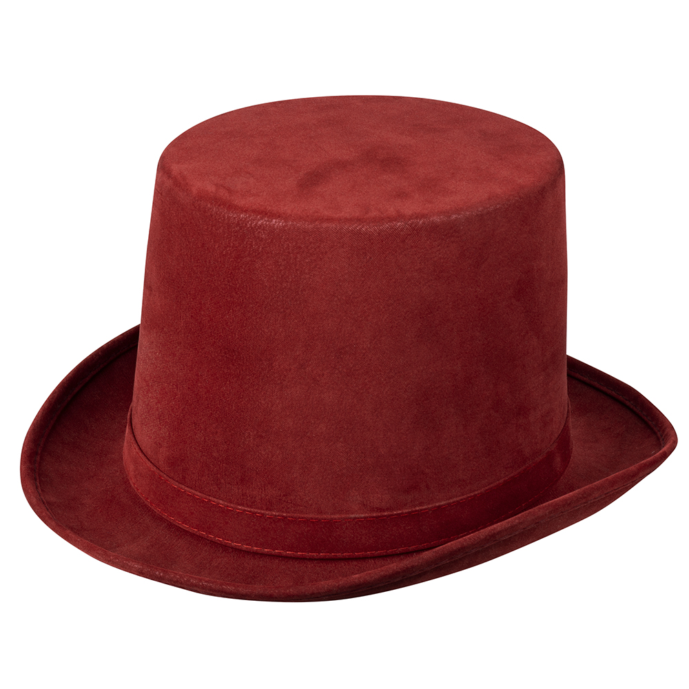 Hoge hoed bordeaux deluxe