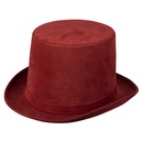 Hoge hoed bordeaux deluxe