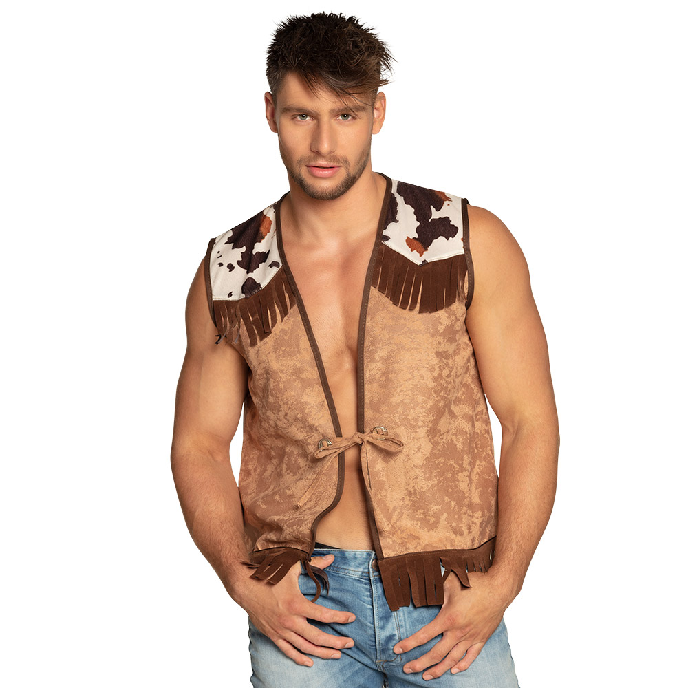 Vest Cowboy bruin