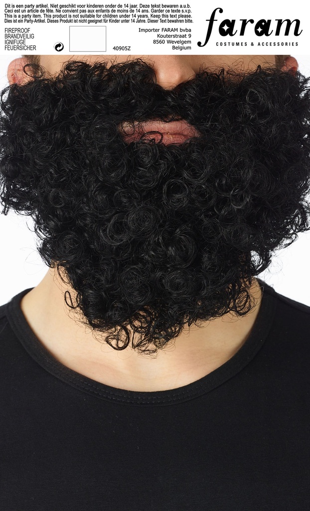 Baard Kabouter zwart