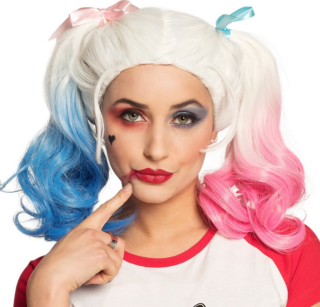 Pruik Harley Quinn