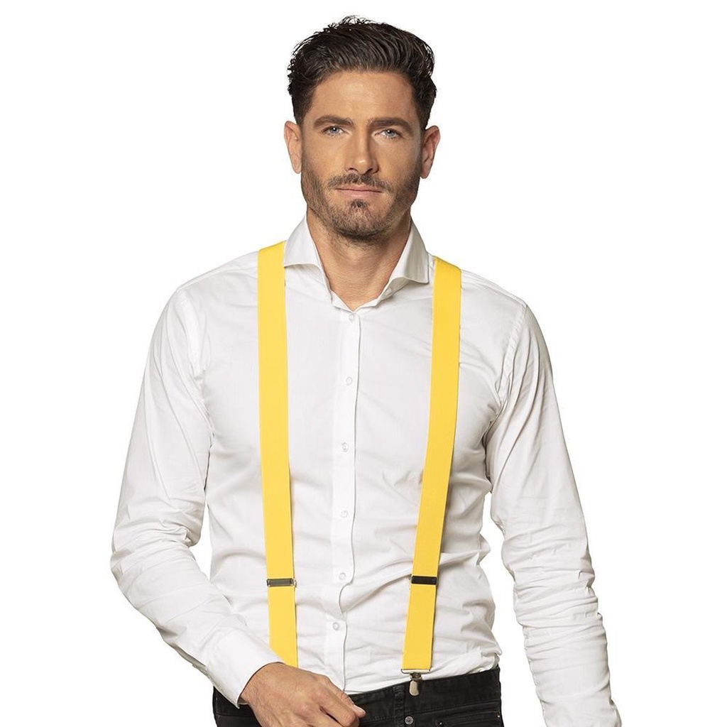 Bretellen geel