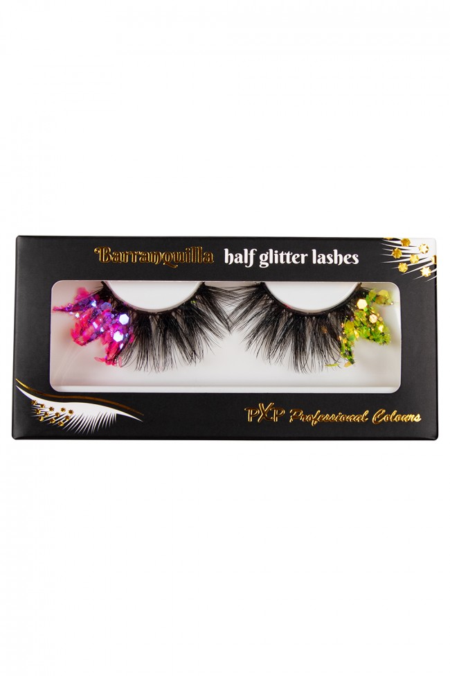 Wimpers roze groen - PXP