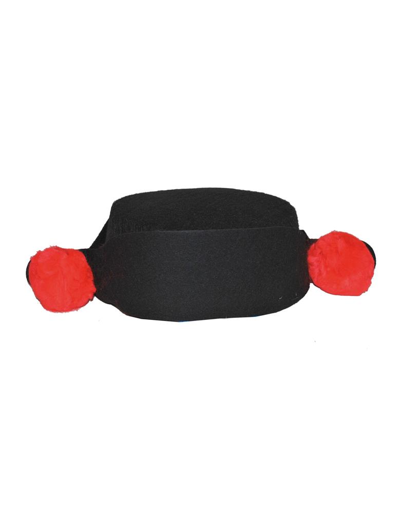 Toreador hoed met rode bollen