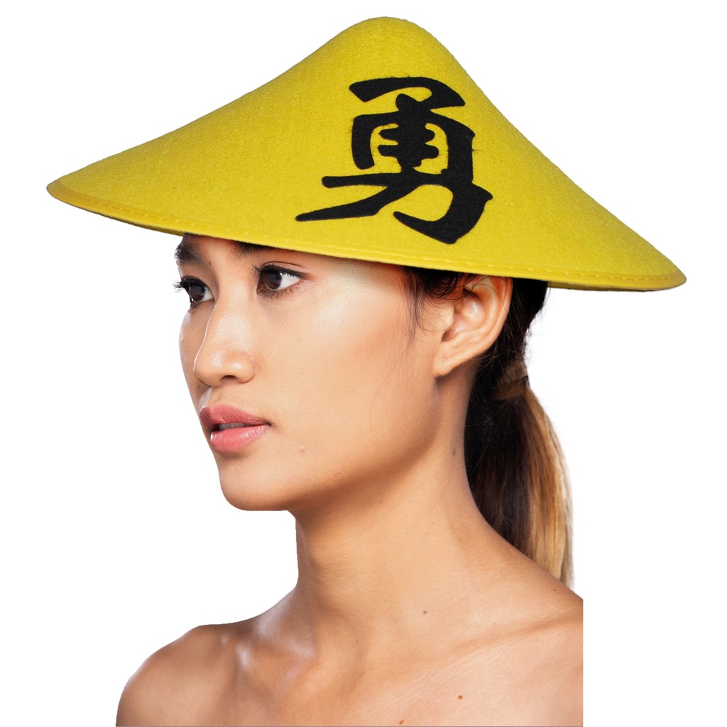 Chinese hoed geel