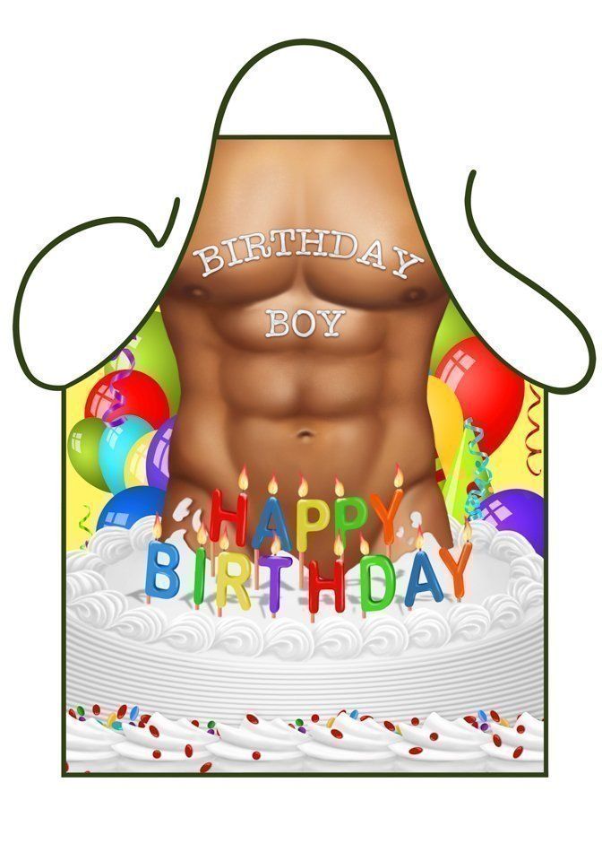 Schort 'HAPPY BIRTHDAY' BOY