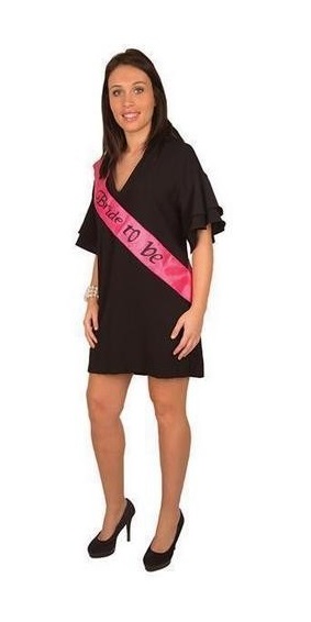 Lint ' BRIDE TO BE' roze