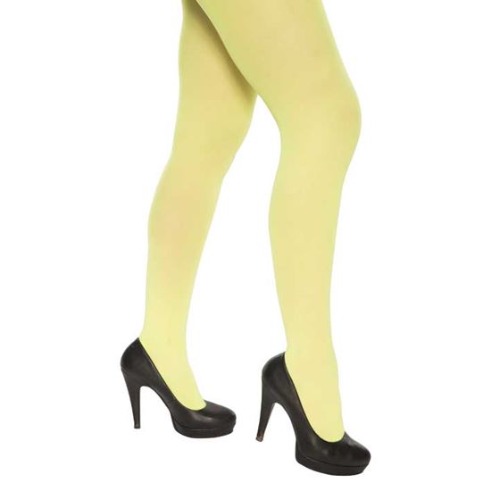 Kousenbroek fluo geel