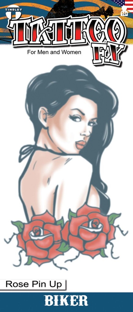 Tattoo Pin up rozen