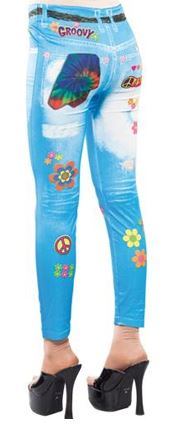 Legging jeans hippie