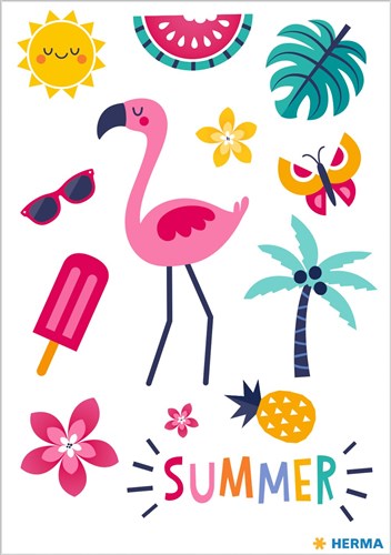 Tattoo flamingo