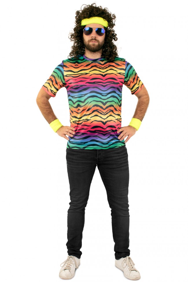 T-shirt heer tijger fluo