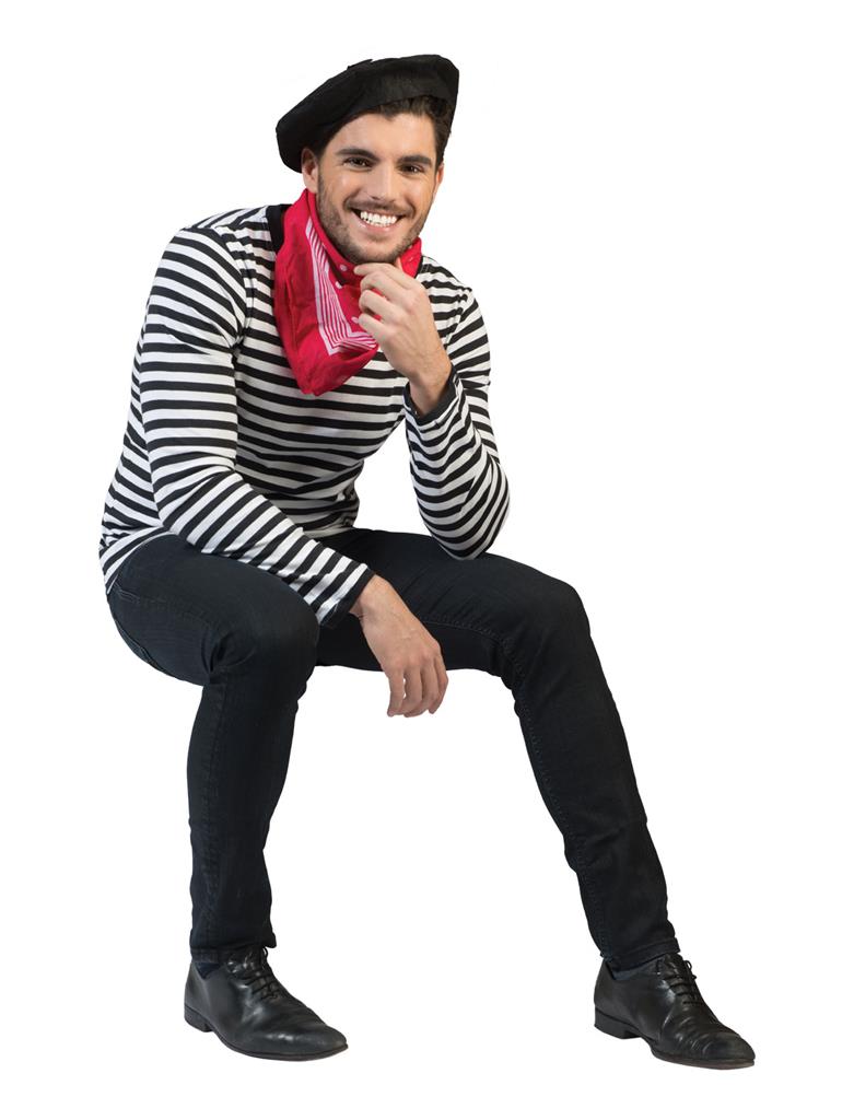 Gestreepte t-shirt zwart wit