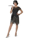 Charleston dame Gatsby girl silver