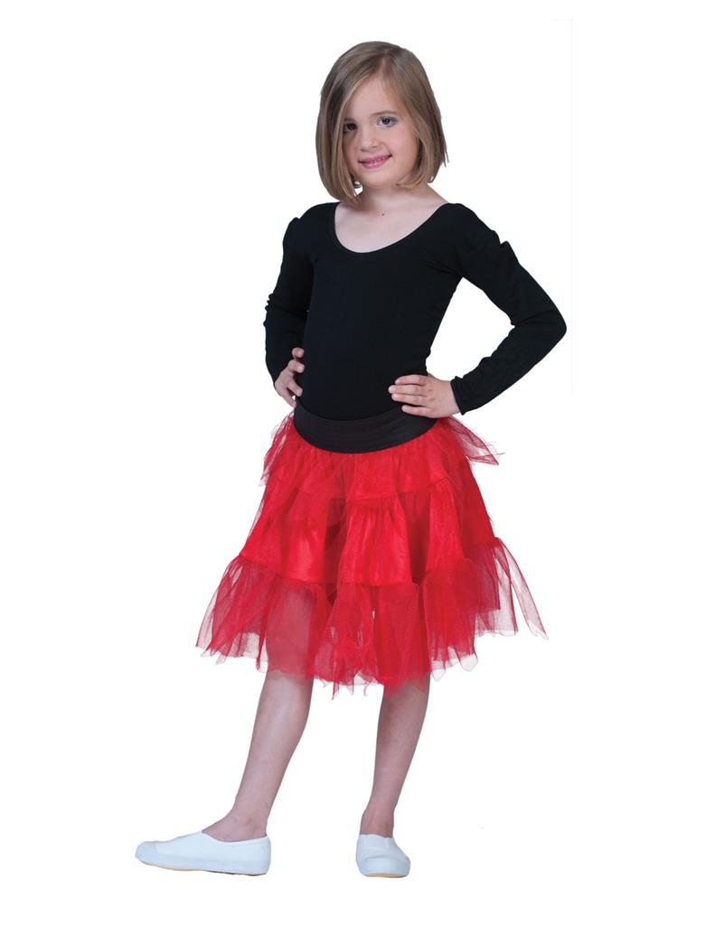 Rok kind tule rood