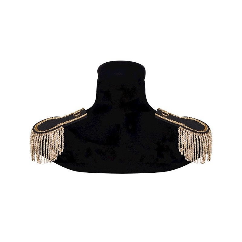 Schouder decoratie zwart