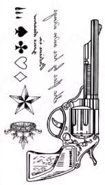 Tattoo cowboygeweer