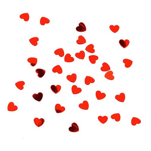 confetti 'red hearts'