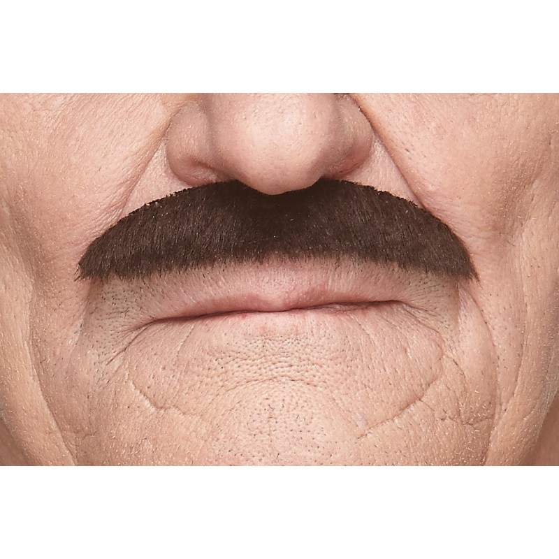 Snor Fernand donkerbruin