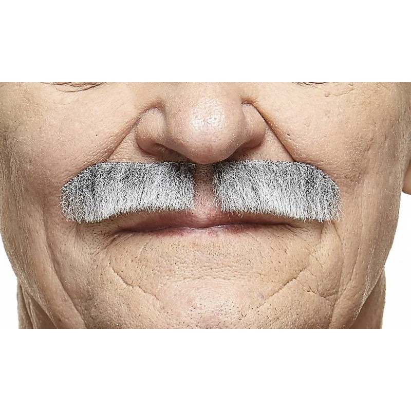 Snor Marcel grijs
