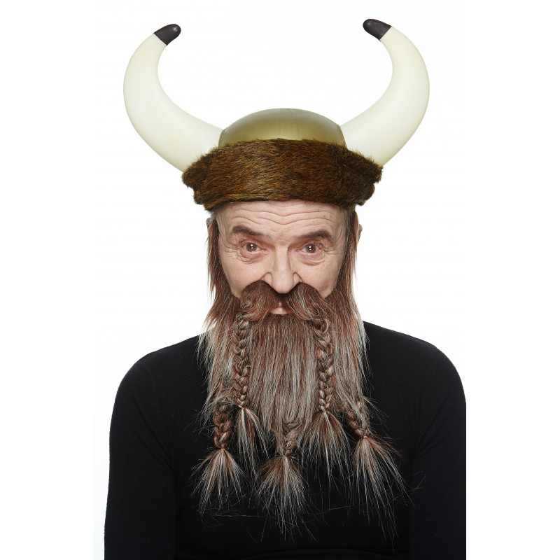 Baard viking grijs