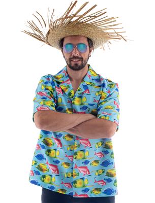 Hawaïhemd tropische vissen
