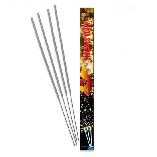 Sterretjes - vuurwerkstokjes 55 cm (4 stokjes)