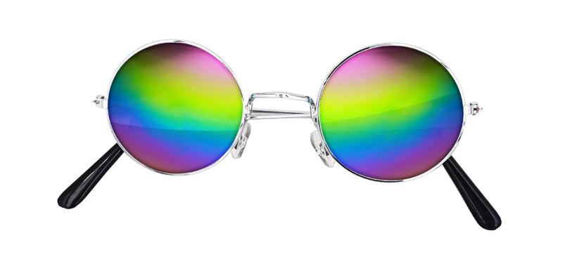 Hippiebril olieglas