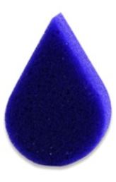 Druppelspons blauw