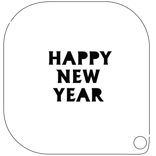 MAKE-UP Template 33 HAPPY NEW YEAR