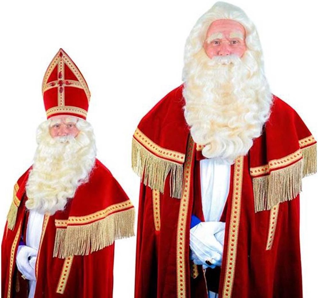 Sinterklaas VIII baard en pruik
