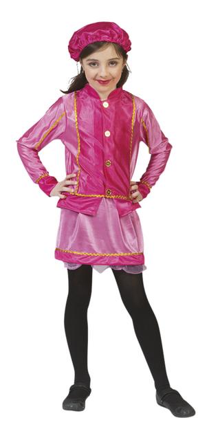 Zwarte piet meisje roze