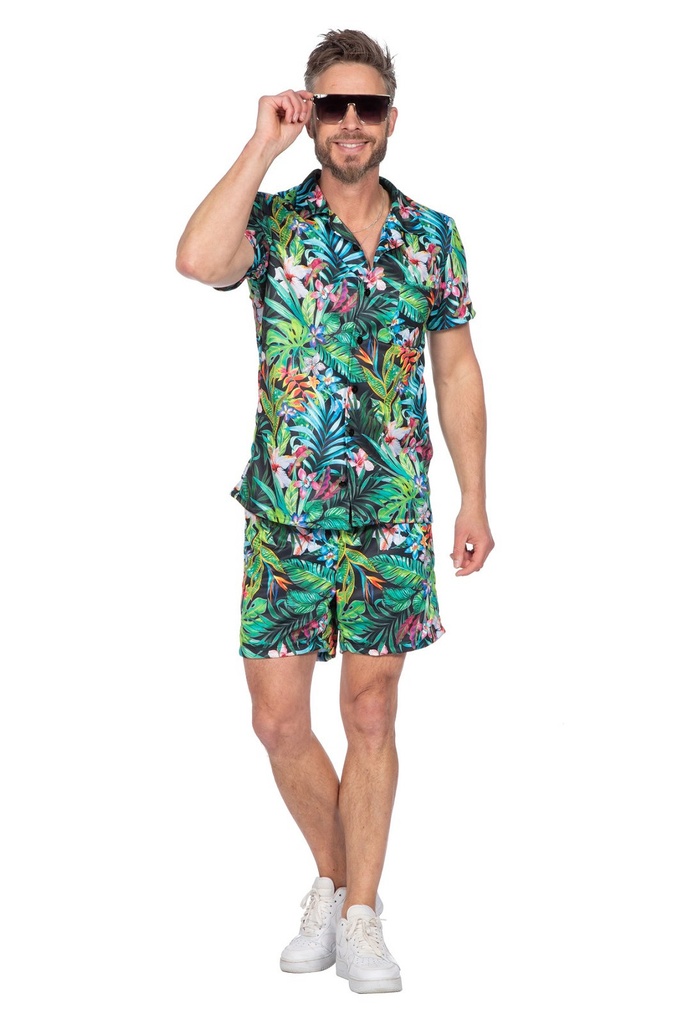 Zomerkostuum heren palmboomblad